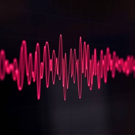 An intricate audio waveform displayed on a computer screen