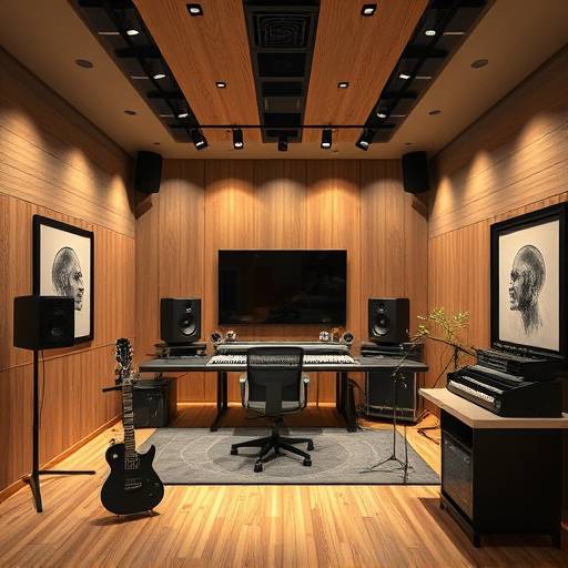 The interior of SoundWave Studios